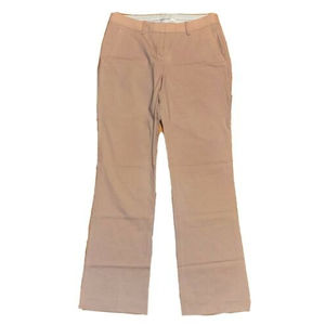 Theory Modele Womens Size 6 Wool Straight Leg Suiting Pants Trousers Beige Blush